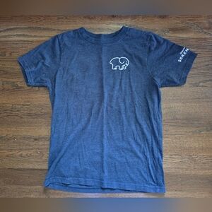 IVORY ELLA Girls Large 10/12 Blue Serengetti Tee